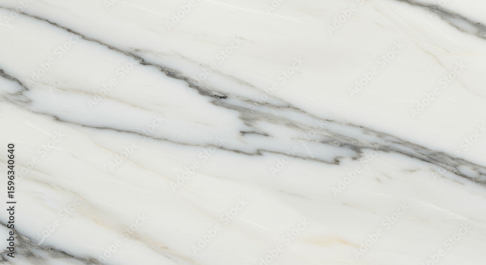 Obraz premium White Marble Texture with Grey Veins for Elegant Surfaces