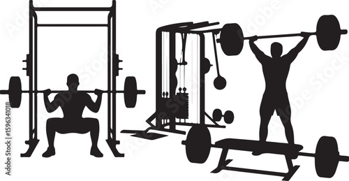 Modern Gym Dumbbell Silhouette

Fitness Workout Dumbbell Vector

Heavyweight Dumbbell Icon for Gym

Minimalist Gym Dumbbell Illustration

Strength Training Dumbbell Design