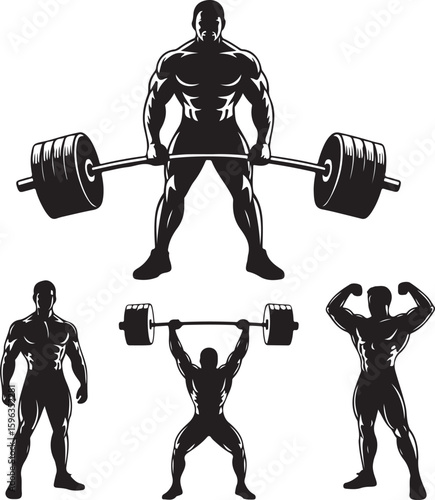 Modern Gym Dumbbell Silhouette

Fitness Workout Dumbbell Vector

Heavyweight Dumbbell Icon for Gym

Minimalist Gym Dumbbell Illustration

Strength Training Dumbbell Design