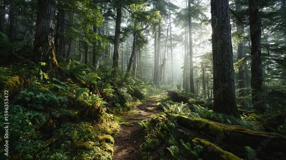 Fototapeta premium morning in the forest