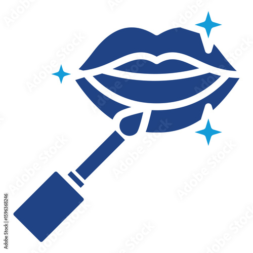 Lip Balm glyph color icon