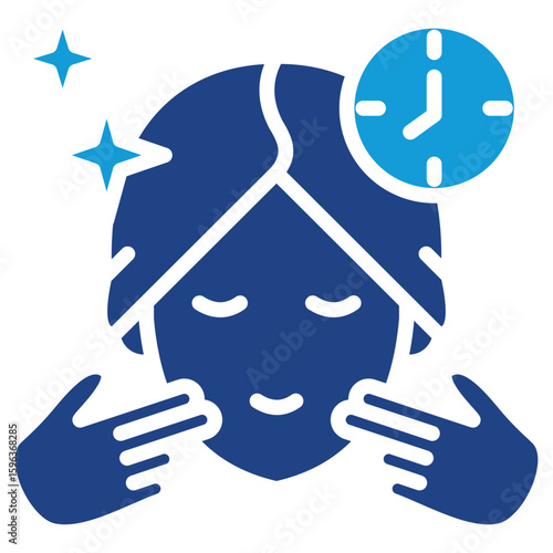 Anti Aging glyph color icon