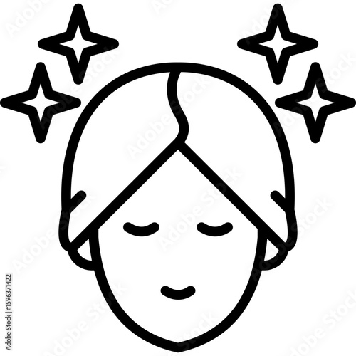 Skincare line icon