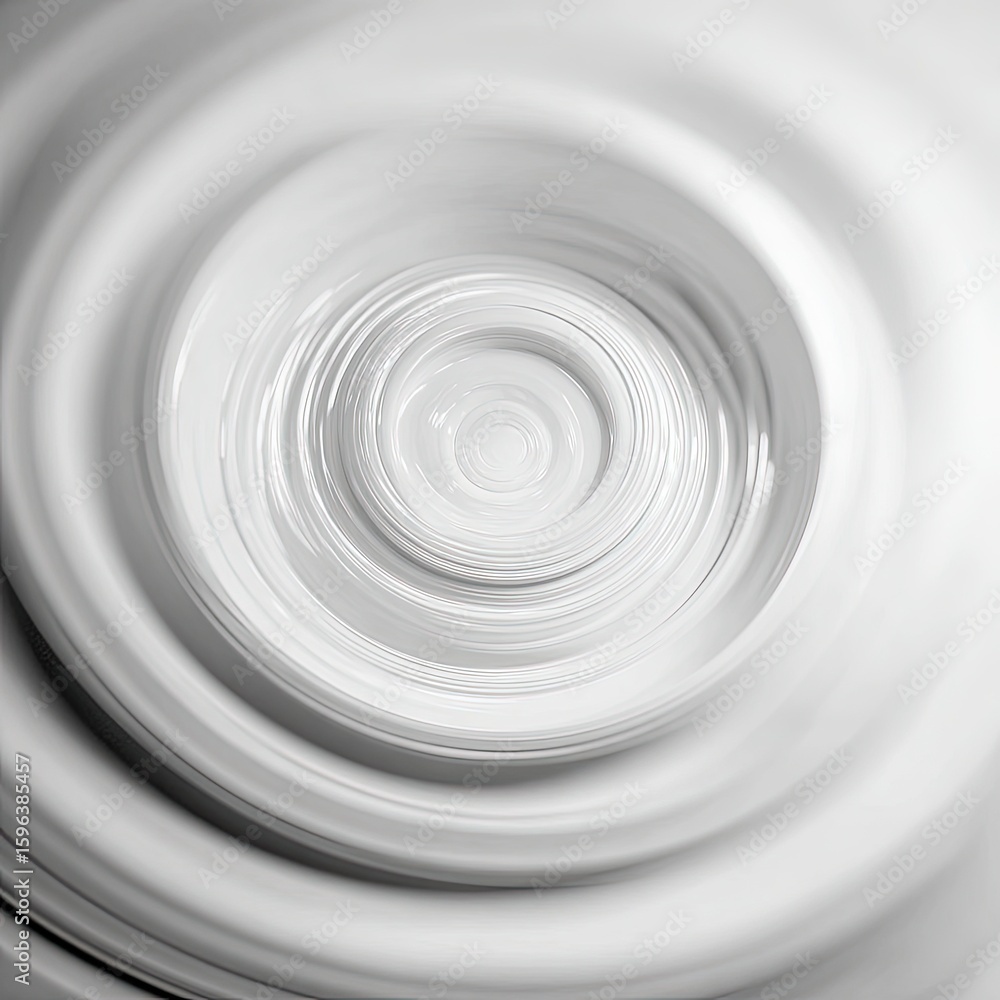Abstract White Spiral Design Abstract White Spiral Design