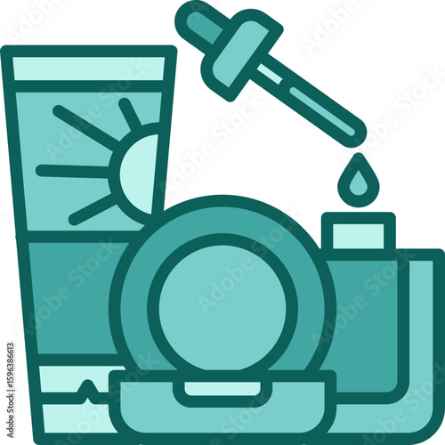 Cosmetics solid icon