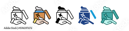 Cream multiple icon