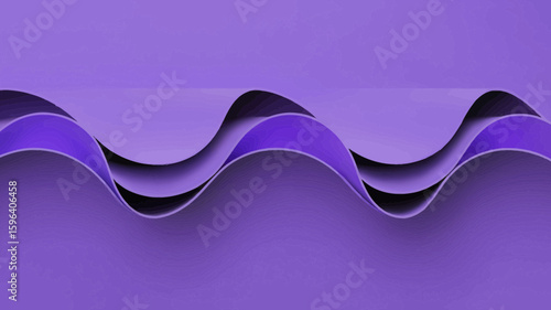 Abstract purple waves layered, creating a textured pattern with smooth curves and subtle color variations