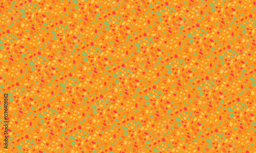 Seamless Terrazzo Stone Fragment Pattern Design