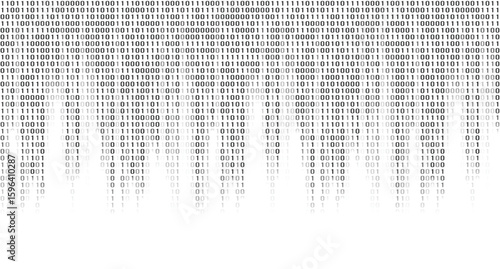virtual computer binary code abstract background