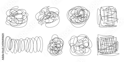 手描き　ぐちゃぐちゃ　ラフ　落書き　線