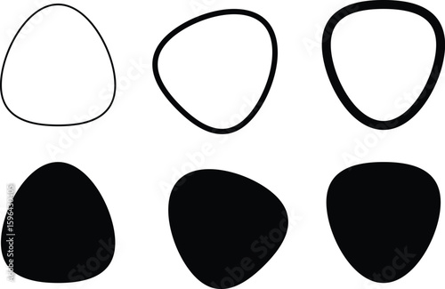 Vector icon set of guitar cords and audio cables. Includes jack plugs, coiled cords, and connectors in solid and outline styles. Perfect for music, audio equipment, and instrument-related designs.