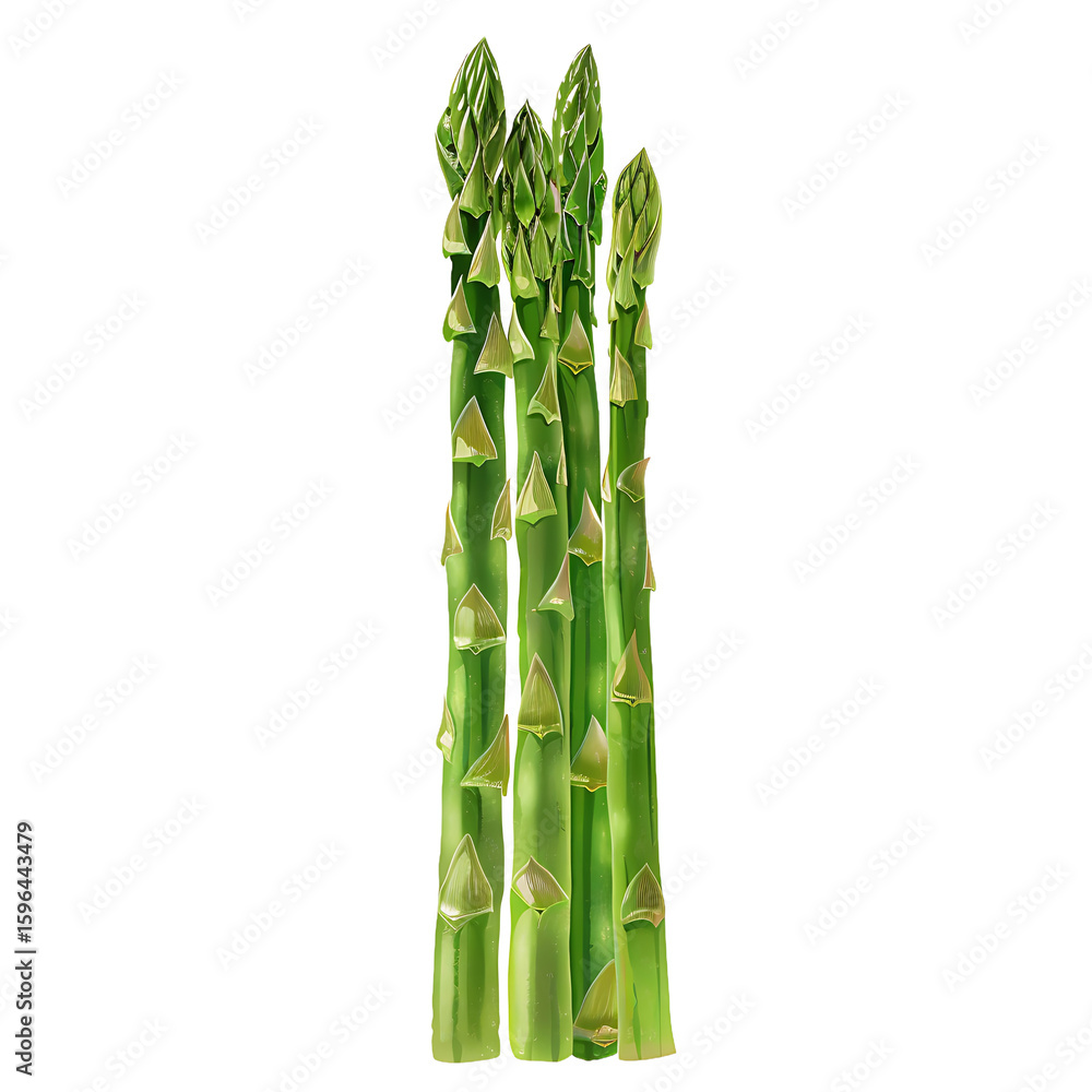 Fototapeta premium Fresh Green Asparagus Spears