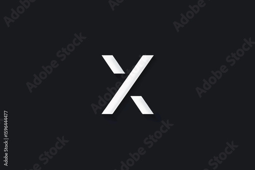 Initial Letter X Logo Design Template Illustration.