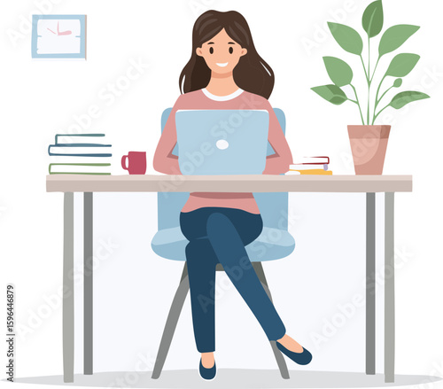 woman in office