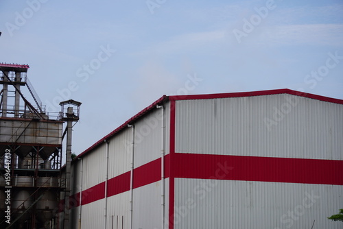 Pre-engineered building which is a type of structure built using prefabricated components