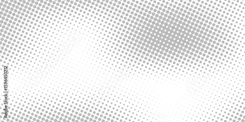 Set of halftone dots gradient pattern texture isolated on white background. Straight dotted spots using halftone circle dot raster texture. Vector blot half tone collection.