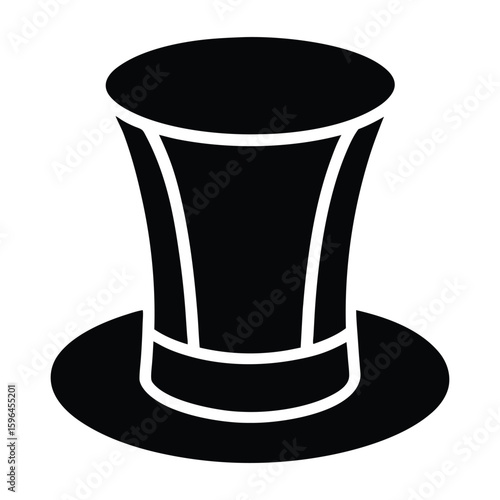 black silhouette of a hat