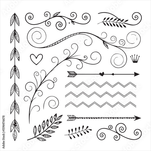 elegant decorative dividers ornate line separator 