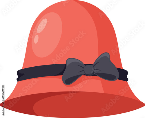 Elegant felt hat retro style