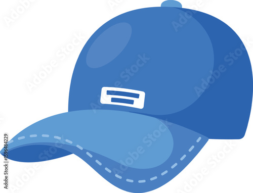 Sports cap blazer hat vector illustration