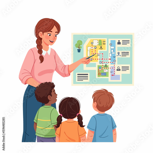 School Safety Plan Explained to Young Students