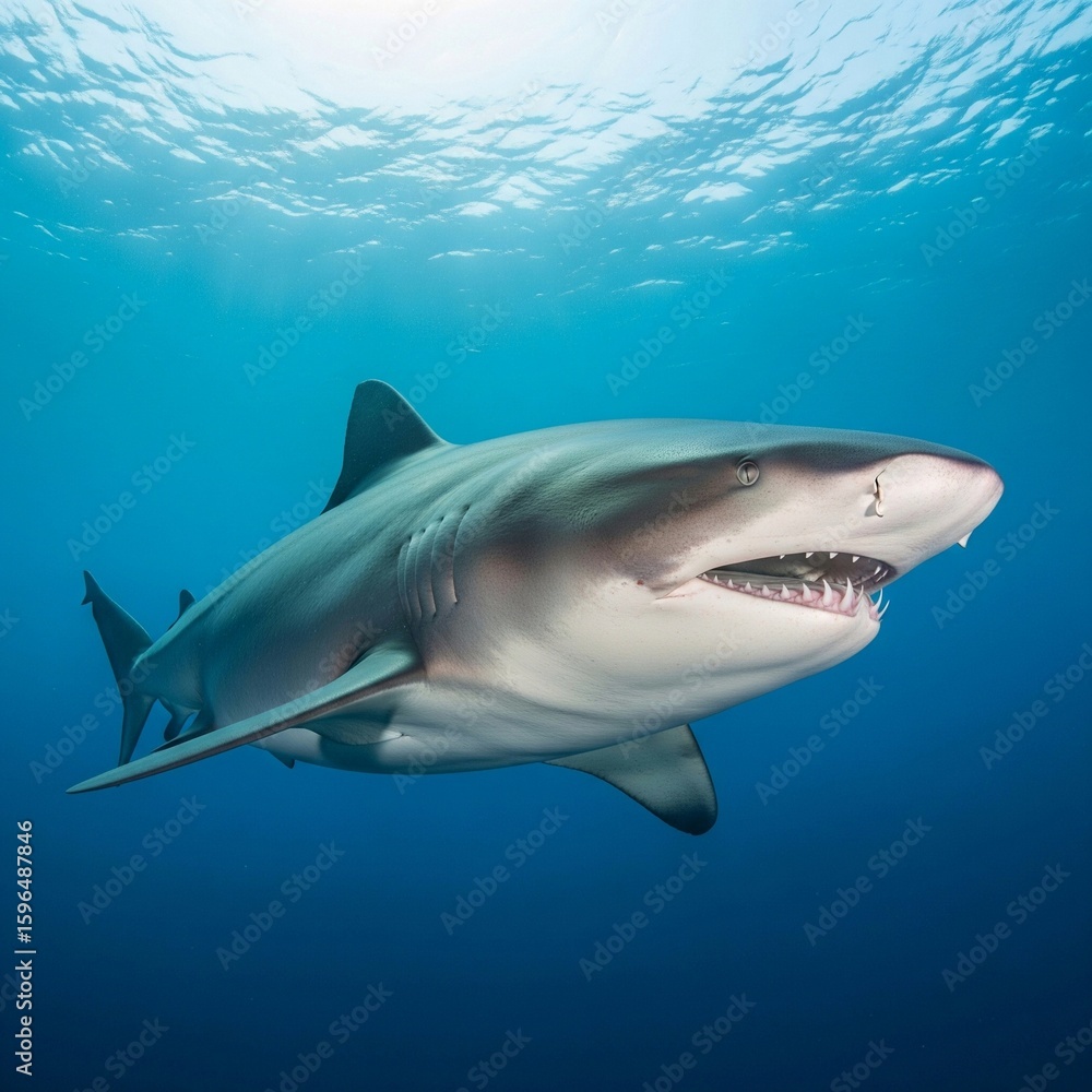 Naklejka premium shark