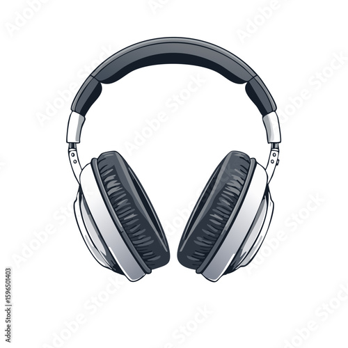 Studio Headphones: Over Ear Style for Listening, Music, Audio, and Podcast Design