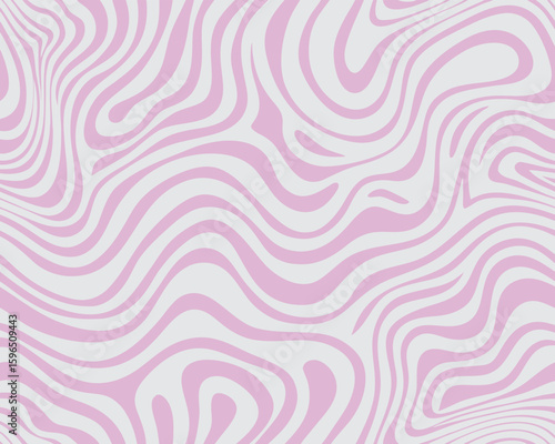 Seamless pink and gray swirly pattern ideal for backgrounds and textile designs.