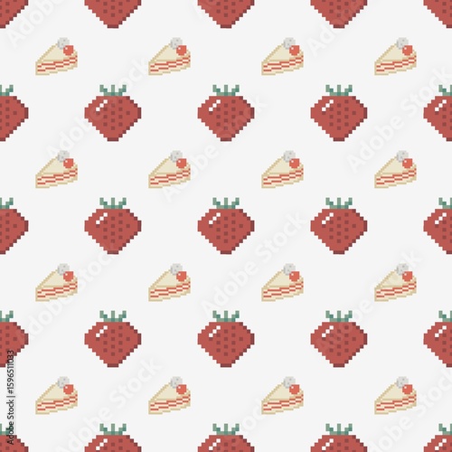 pixel art pattern cutie 007