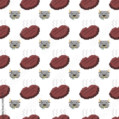 pixel art pattern cutie 002
