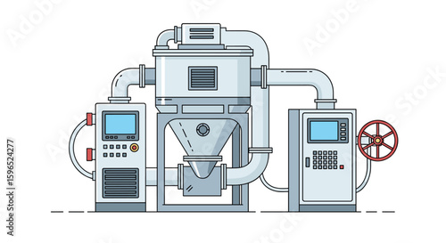 Modern industrial food processing equipment for efficient production and quality control