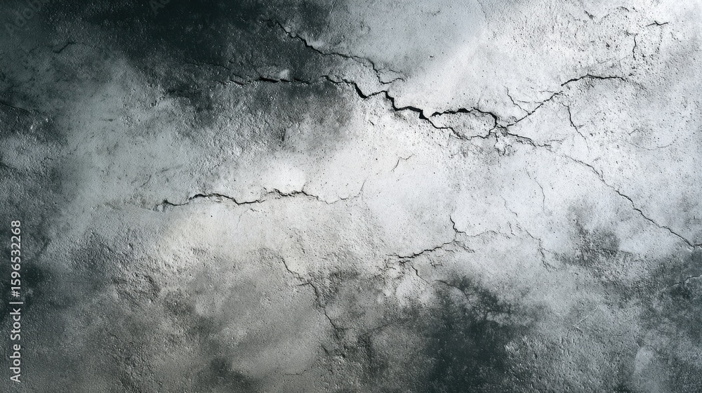 Obraz premium Rough concrete wall texture showcasing scratches and shadows creating an ultra realistic matte finish