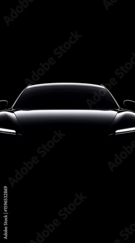 car silhouette, AI generated video