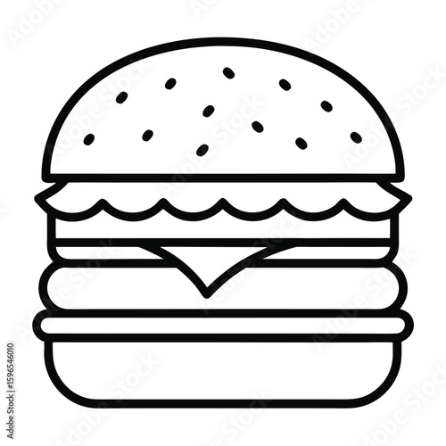 Delicious Fast Food Combo Vector Illustration





