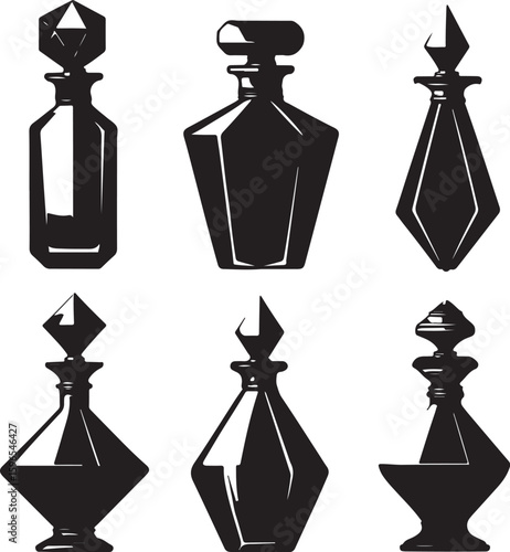 Free Download Luxury Fragrance Bottle Vector Illustrations  - GFXLoad