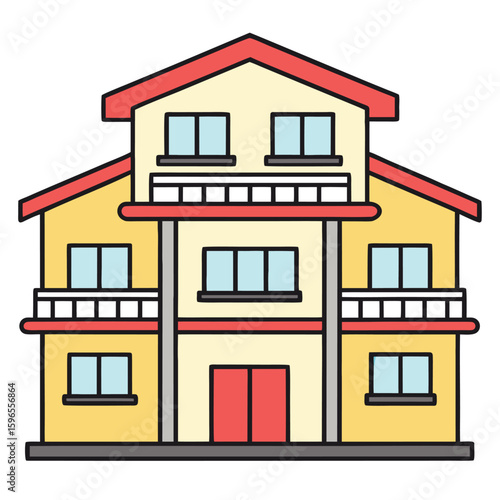 vector illustration of a house