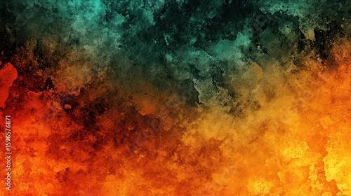 Abstract Colorful Texture with Blue and Orange Hues Background