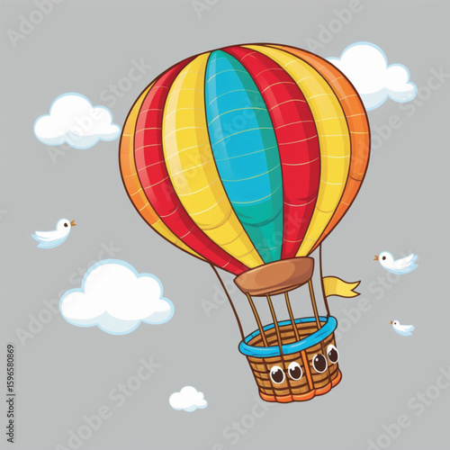 hot air balloon in sky