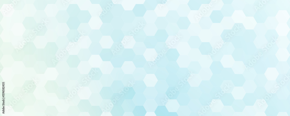 Abstract blue and white hexagon background. Futuristic digital hi-technology banner. Healthcare background. Vector Abstract blue and white hexagon background. Futuristic digital hi-technology banner. Healthcare background. Vector