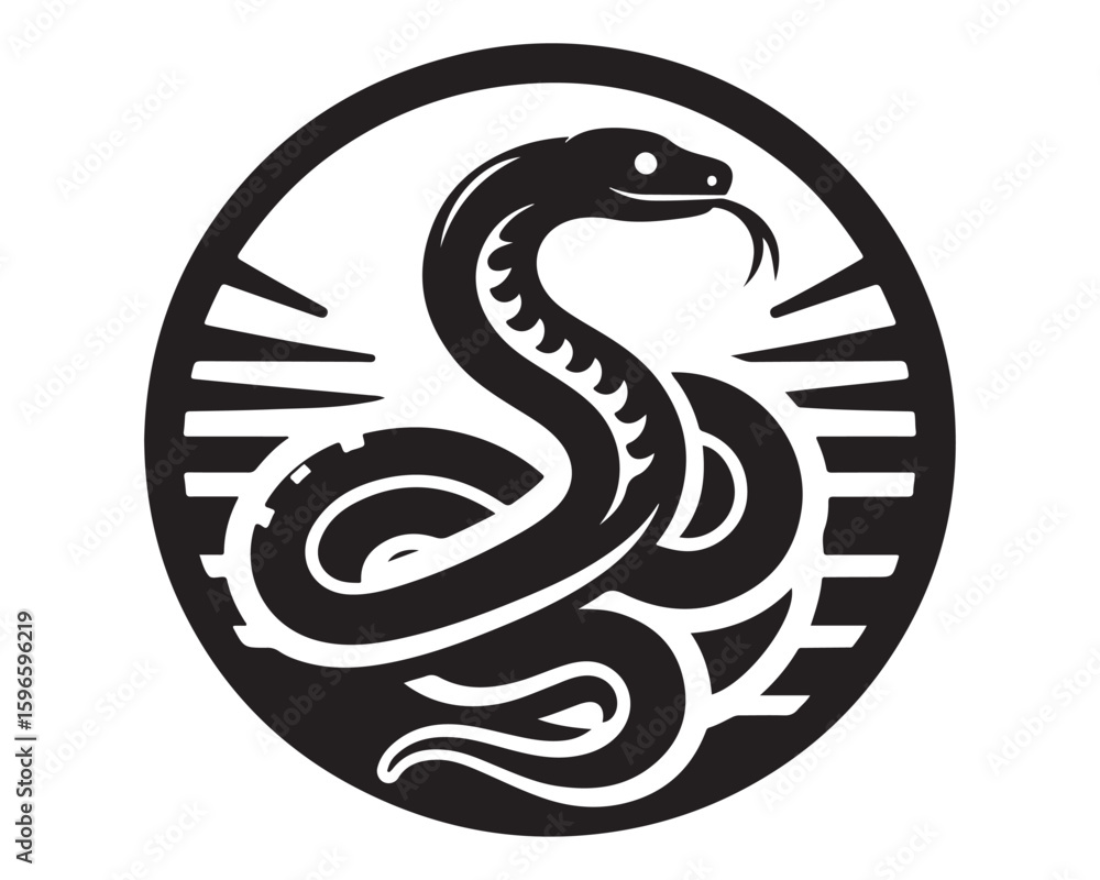 Naklejka premium Snake 1.eps