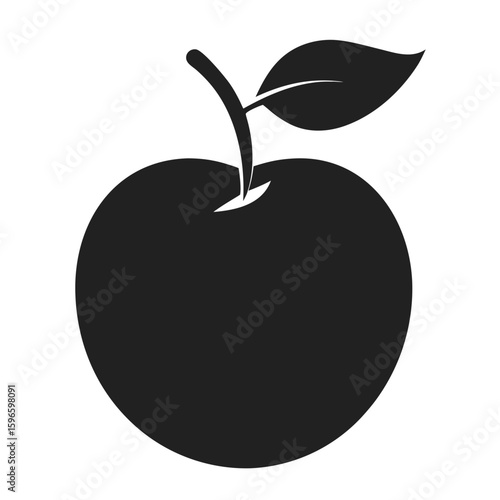 Black oven mitt icon with white stitching detail