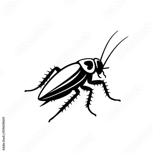 Cockroach icon vector art