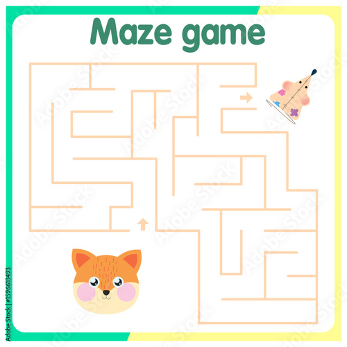 
Simple animal maze for kids with cute animals and world landscapes. Ancient lands maze game, puzzle collection. Help the animal get to the food.