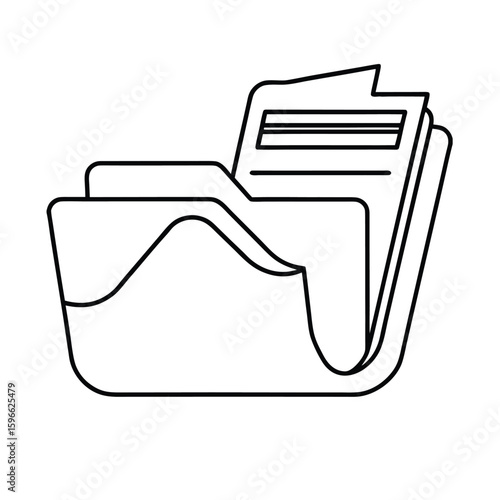 Open Folder with Documents