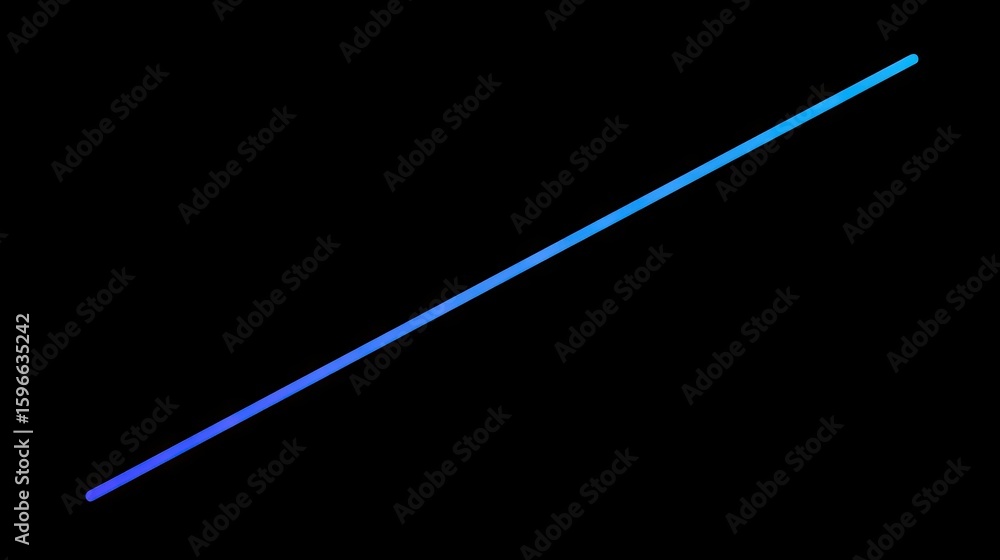 Fototapeta premium A diagonal line of varying shades of blue.