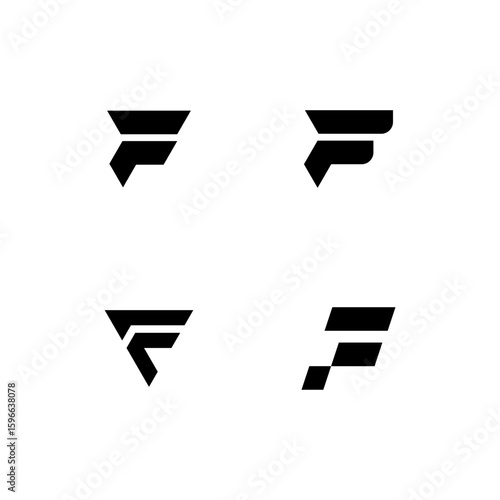 Free Download vector logo of the initial F - GFXLoad