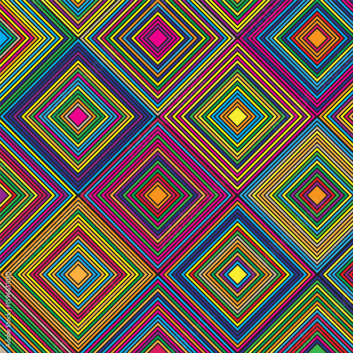 aztec themed diamond colourful pattern design 0407