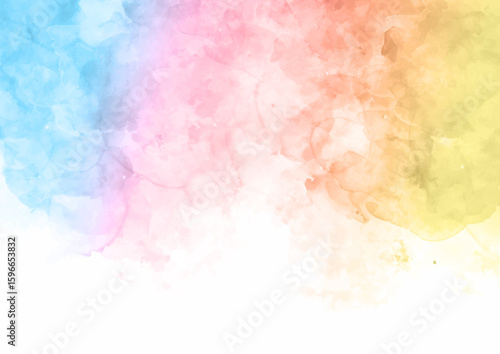 hand painted watercolour background with pastel colours 1409