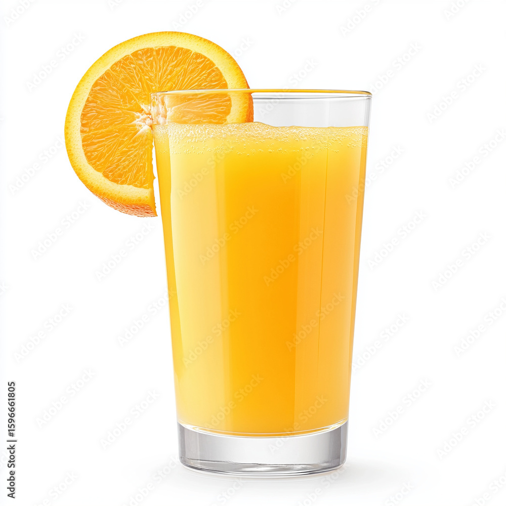 glass of orange juice and orange glass of orange juice and orange