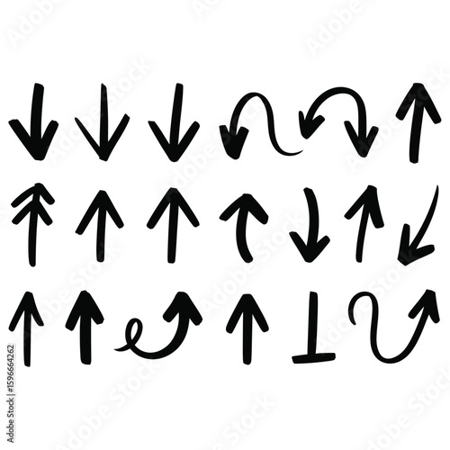 Arrows big black set icons arrow icon arrow vector collection arrow arrow shapes arrows
 